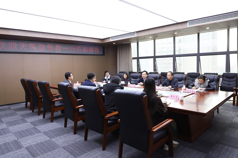 天等县领导到广西工程咨询集团调研指导