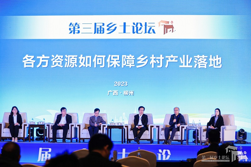 广西工程咨询集团在第三届乡土论坛发表专题演讲：乡村产业导入的思考